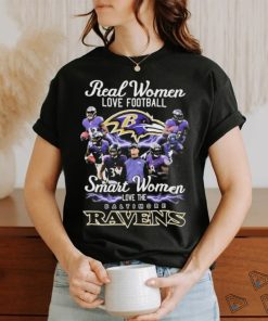 Official Real Women Love Football Smart Women Love The Baltimore Ravens AFC Championship Shirt