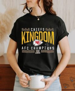 Official Red Kansas City Chiefs 2023 AFC champions hometown not done shirt
