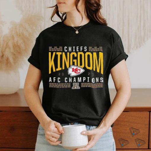 Official Red Kansas City Chiefs 2023 AFC champions hometown not done shirt