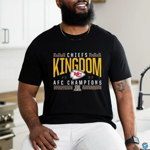 Official Red Kansas City Chiefs 2023 AFC champions hometown not done shirt