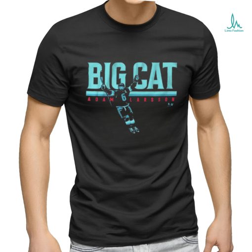 Official Seattle Kraken Adam Larsson Big Cat Shirt