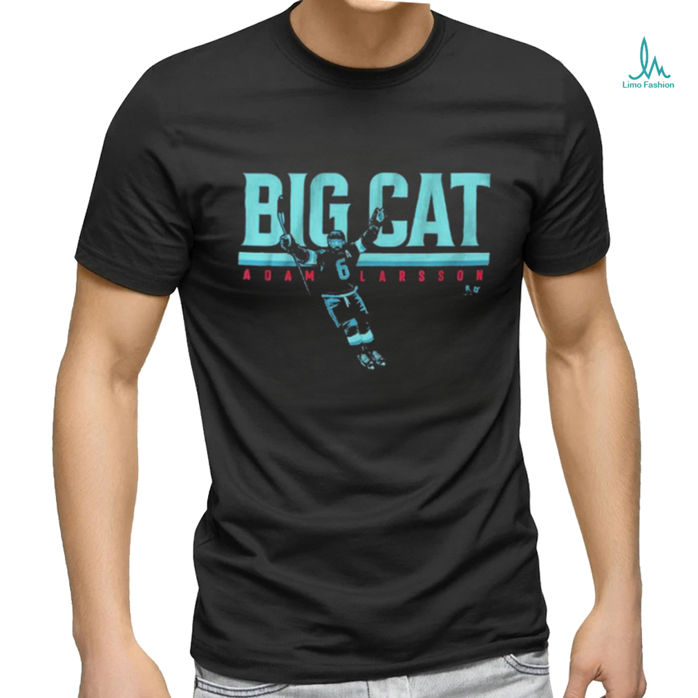 Official Seattle Kraken Adam Larsson Big Cat Shirt Official Seattle Kraken Adam Larsson Big Cat Shirt