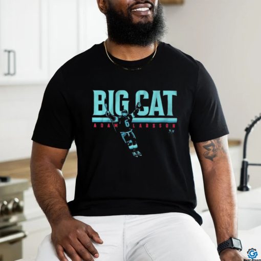 Official Seattle Kraken Adam Larsson Big Cat Shirt