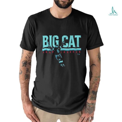 Official Seattle Kraken Adam Larsson Big Cat Shirt