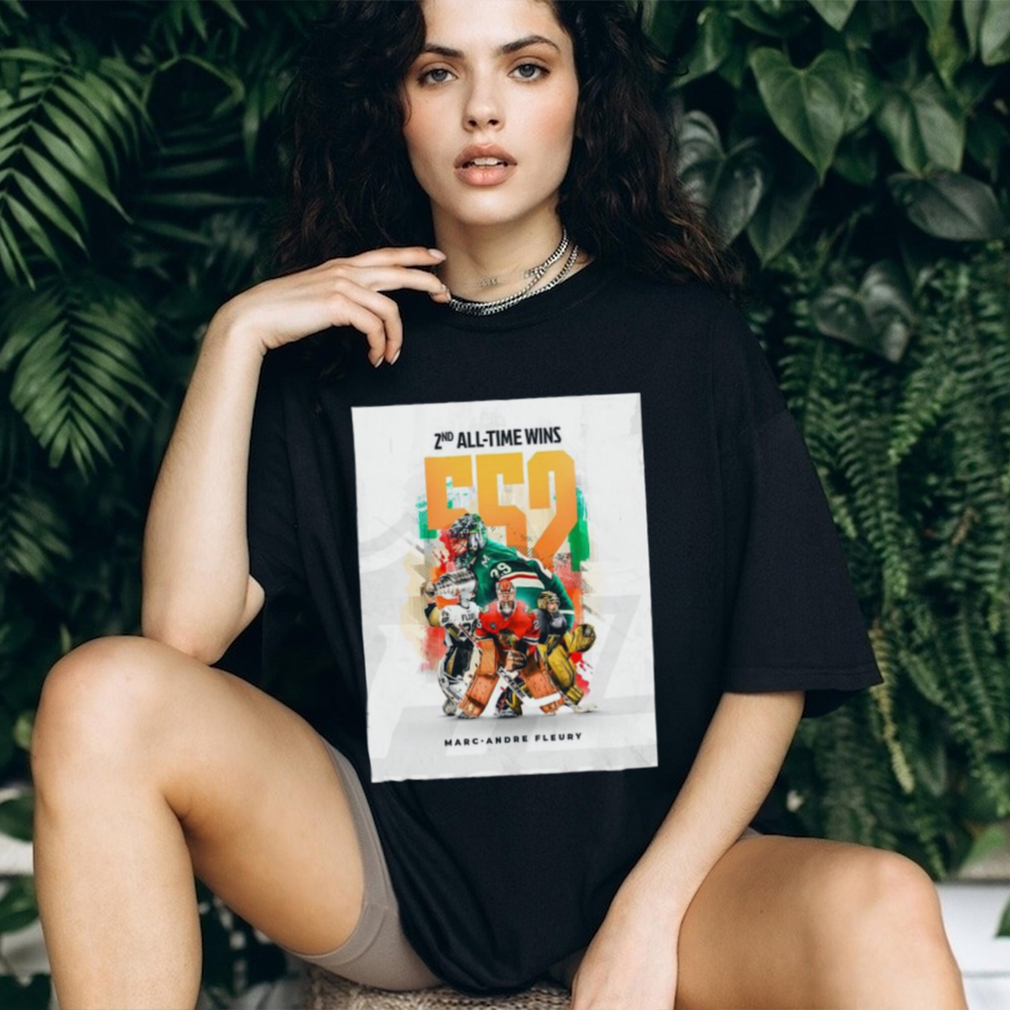 Official Second All Time Wins 552 Matchs What An Accomplishment For Marc Andre Fleury Tshirt Official Second All Time Wins 552 Matchs What An Accomplishment For Marc Andre Fleury Tshirt
