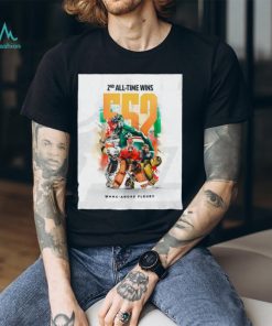 Official Second All Time Wins 552 Matchs What An Accomplishment For Marc Andre Fleury Tshirt