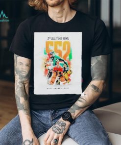Official Second all time wins 552 matchs what an accomplishment for marc andre fleury shirt