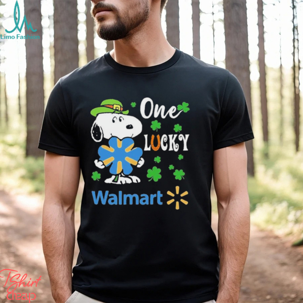 Official Snoopy one Lucky Walmart Shirt Official Snoopy one Lucky Walmart Shirt