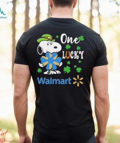 Official Snoopy one Lucky Walmart Shirt