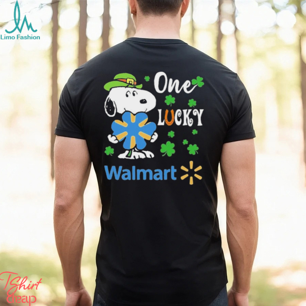 Official Snoopy one Lucky Walmart Shirt Official Snoopy one Lucky Walmart Shirt