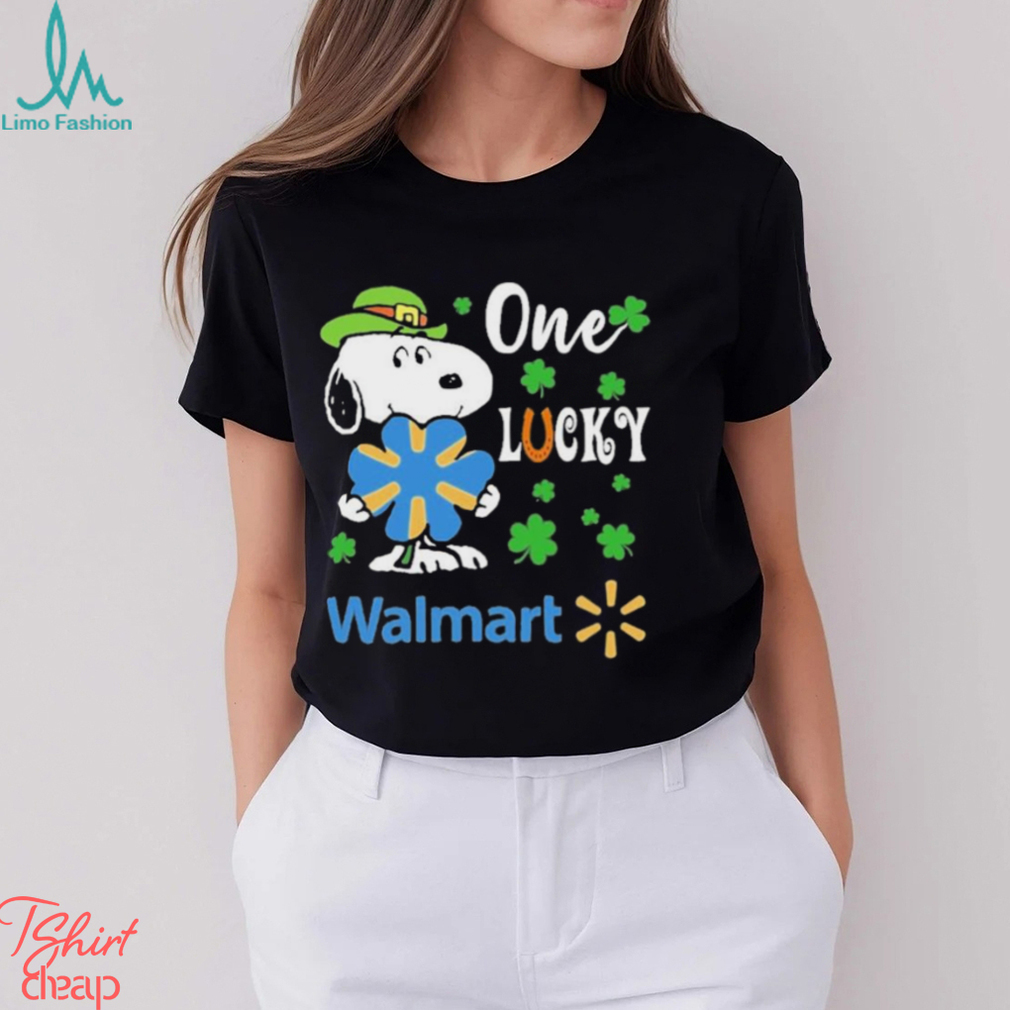 Official Snoopy one Lucky Walmart Shirt Official Snoopy one Lucky Walmart Shirt