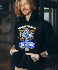 Official South dakota state jackrabbits back 2 back champions 2022 2023 mascot shirt