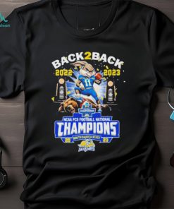 Official South dakota state jackrabbits back 2 back champions 2022 2023 mascot shirt