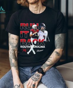 Official Spencer Rattler Run It Back Picture Collage Signature T shirt