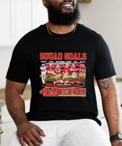 Official Squad Goals San Francisco 49ers Samuel Aiyuk McCaffrey Purdy Bosa Kittle Signatures T Shirt