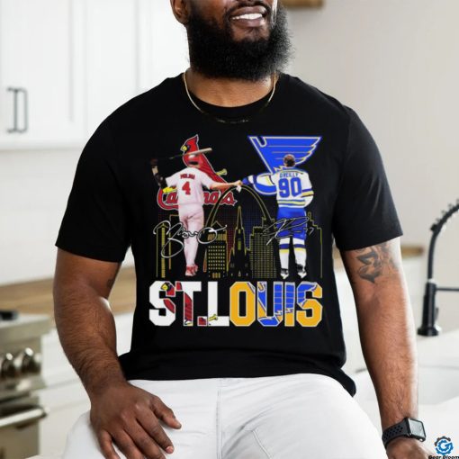 Official St. Louis Cardinals Molina St. Louis Blues O’reilly Signatures shirt