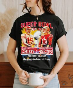 Official Super Bowl Game San Francisco 49ers Vs Kansas City Chiefs February 11, 2024 Allegiant Stadium Shirt, hoodie, sweater, long sleeve and tank top Official Super Bowl Game San Francisco 49ers Vs Kansas City Chiefs February 11, 2024 Allegiant Stadium Shirt