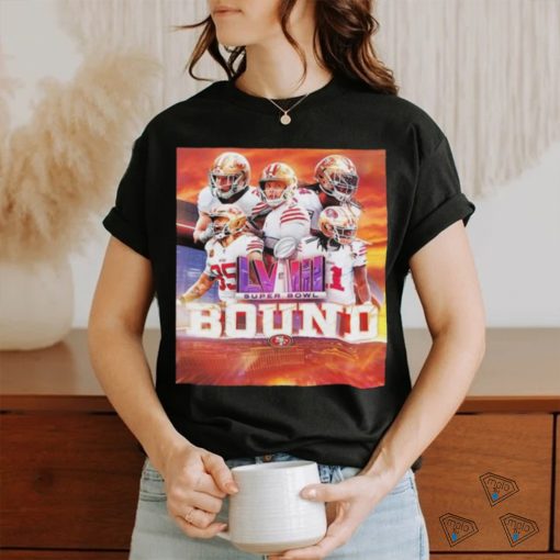 Official Super Bowl LVIII Bound Final Battle San Francisco 49ers AFC Champs 2023 Classic T Shirt