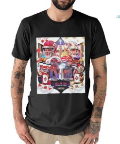 Official Super Bowl LVIII Is Set Kansas City Chiefs x San Francisco 49ers In Las Vegas February 11th 2024 Classic T Shirt