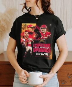 Official Super Bowl LVIII Is The 4 Super Bowl Appearances In 5 Seasons For Kansas City Chiefs Classic T Shirt