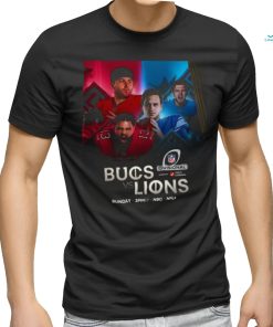 Official TB Bucs vs Lions 2023 2024 NFL Divisional Game Shirt