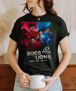 Official TB Bucs vs Lions 2023 2024 NFL Divisional Game Shirt
