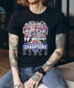 Official Texans 2024 AFC South Division Champions Signatures T Shirt