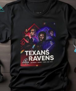 Official Texans vs Ravens 2023 2024 NFL Divisional Game Shirt