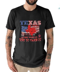 Official Texas Razor Wire If You Want It Try To Take It Shirt