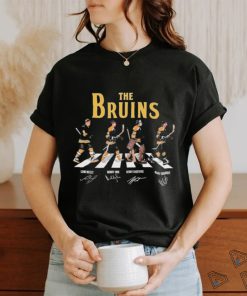 Official The Bruins Abbey Road Cam Neely Bobby Orr Gerry Cheevers And Ray Bourque Signature Shirt