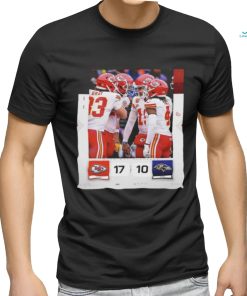 Official The Chiefs Kingdom Kansas City Chiefs Defeating The Baltimore Ravens 17 10 Classic T Shirt