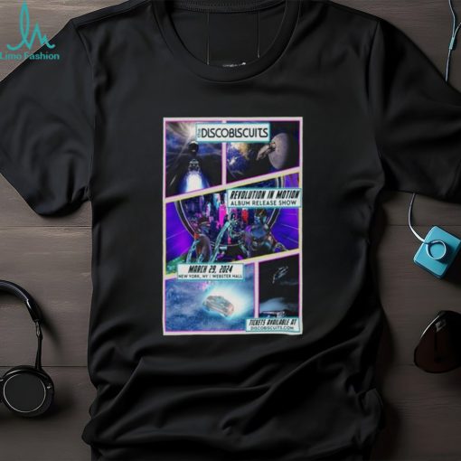 Official The Disco Biscuits Tour 2024 Webster Hall T shirt