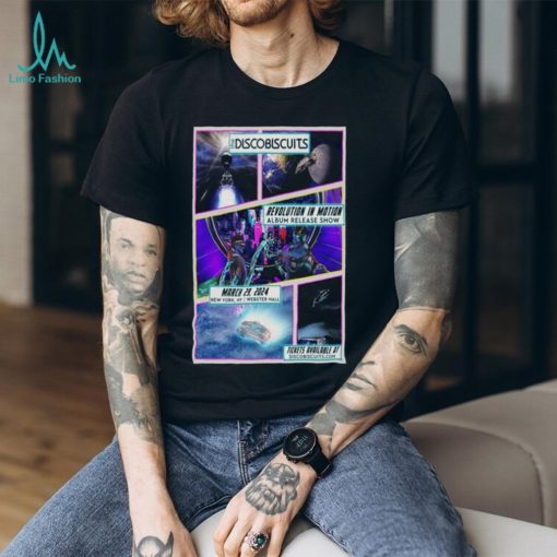 Official The Disco Biscuits Tour 2024 Webster Hall T shirt