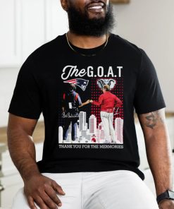 Official The Goat Nick Saban And Bill Belichick Thank You For The Memories Signatures Shirt