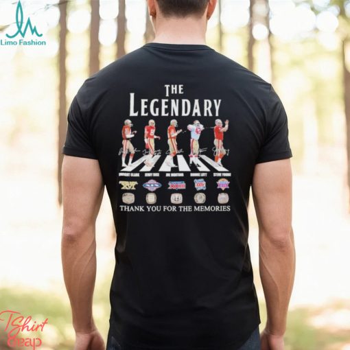 Official The Legendary Abbey Road Thank You For The Memories Signatures Shirt
