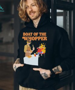 Official The one piece x burger king France boat of the whopper shirt