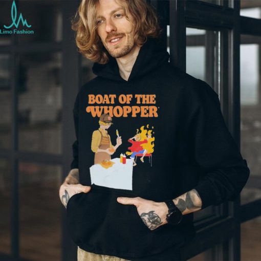Official The one piece x burger king France boat of the whopper shirt