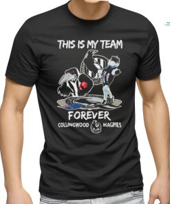 Official This Is My Team Forever Collingwood Magpies Mascot Shirt