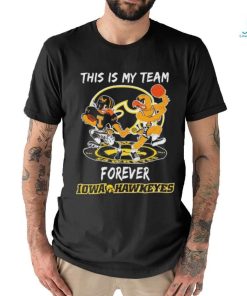 Official This Is My Team Forever Iowa Hawkeyes Mascot Shirt