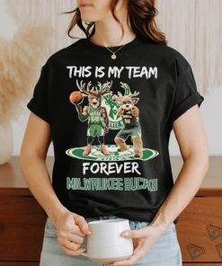 Official This Is My Team Forever Milwaukee Bucks Mascot Shirt