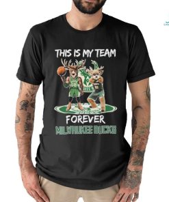 Official This Is My Team Forever Milwaukee Bucks Mascot Shirt