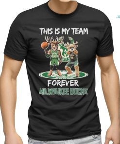 Official This Is My Team Forever Milwaukee Bucks Mascot Shirt