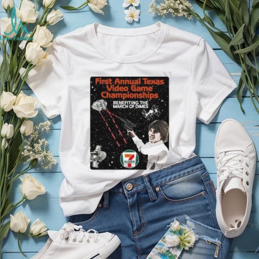 Official Twin galaxies the first annual Texas video game shirt