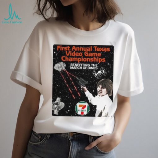 Official Twin galaxies the first annual Texas video game shirt