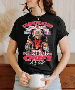 Official Undefeated 2022 2023 Perfect Season Kansas City Chiefs Signature Shirt