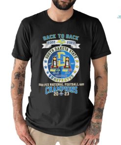 Official Undefeated Back To Back 2022 2023 FCS National Football Champions South Dakota State Shirt