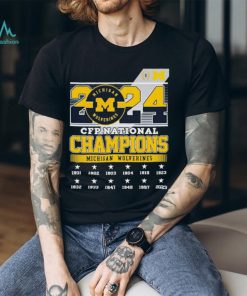Official University Of Michigan CFP National Champions 2024 Shirt