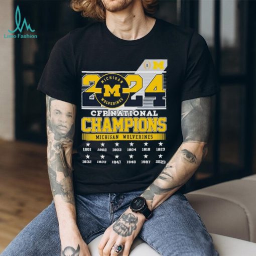 Official University Of Michigan CFP National Champions 2024 Shirt
