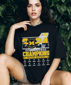 Official University Of Michigan CFP National Champions 2024 Shirt