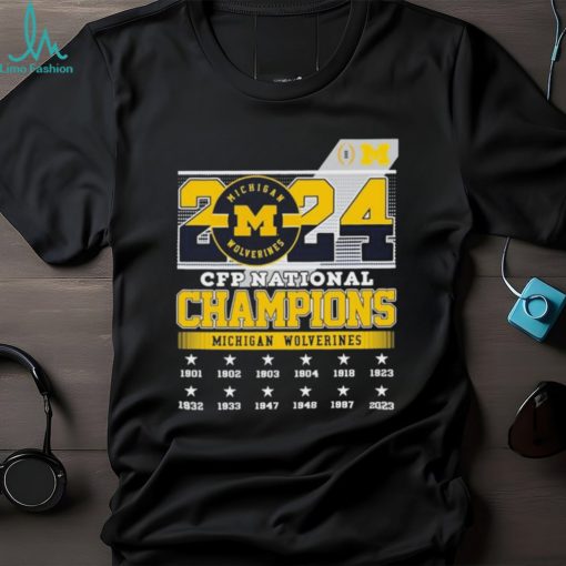 Official University Of Michigan CFP National Champions 2024 Shirt